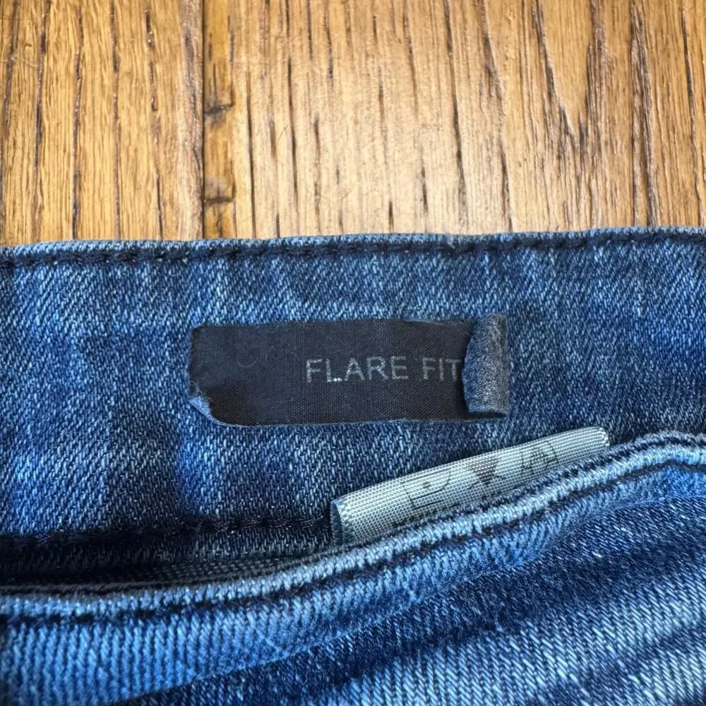 Judy Blue Flare Fit Jeans Womens 11/30 Med Wash Denim Stretch High Rise - Picture 2 of 8